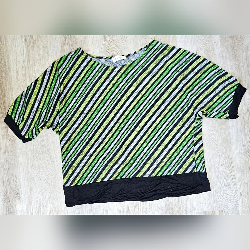 3XL Vibrant Striped Top